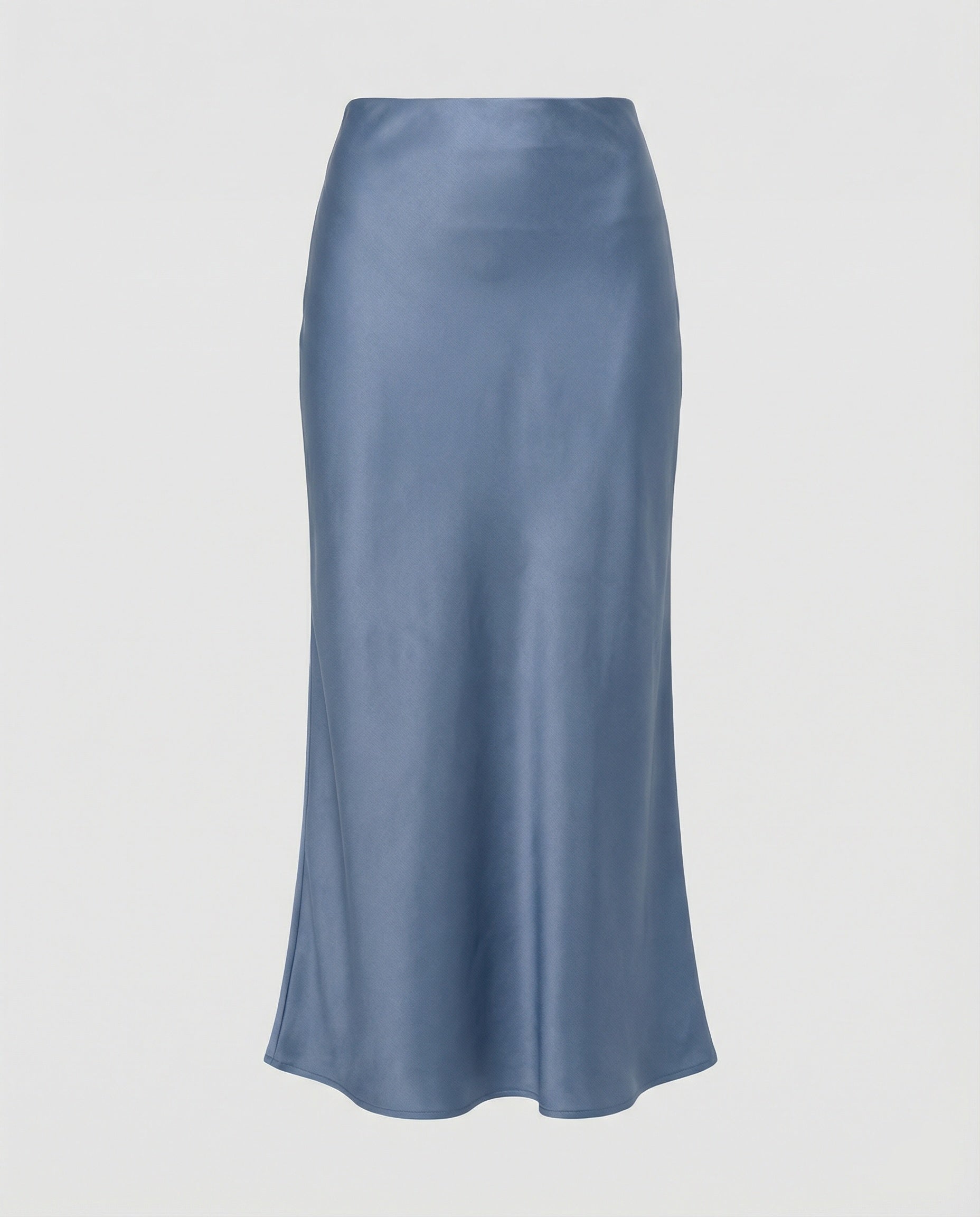Damen Maxirock Satin High Waist