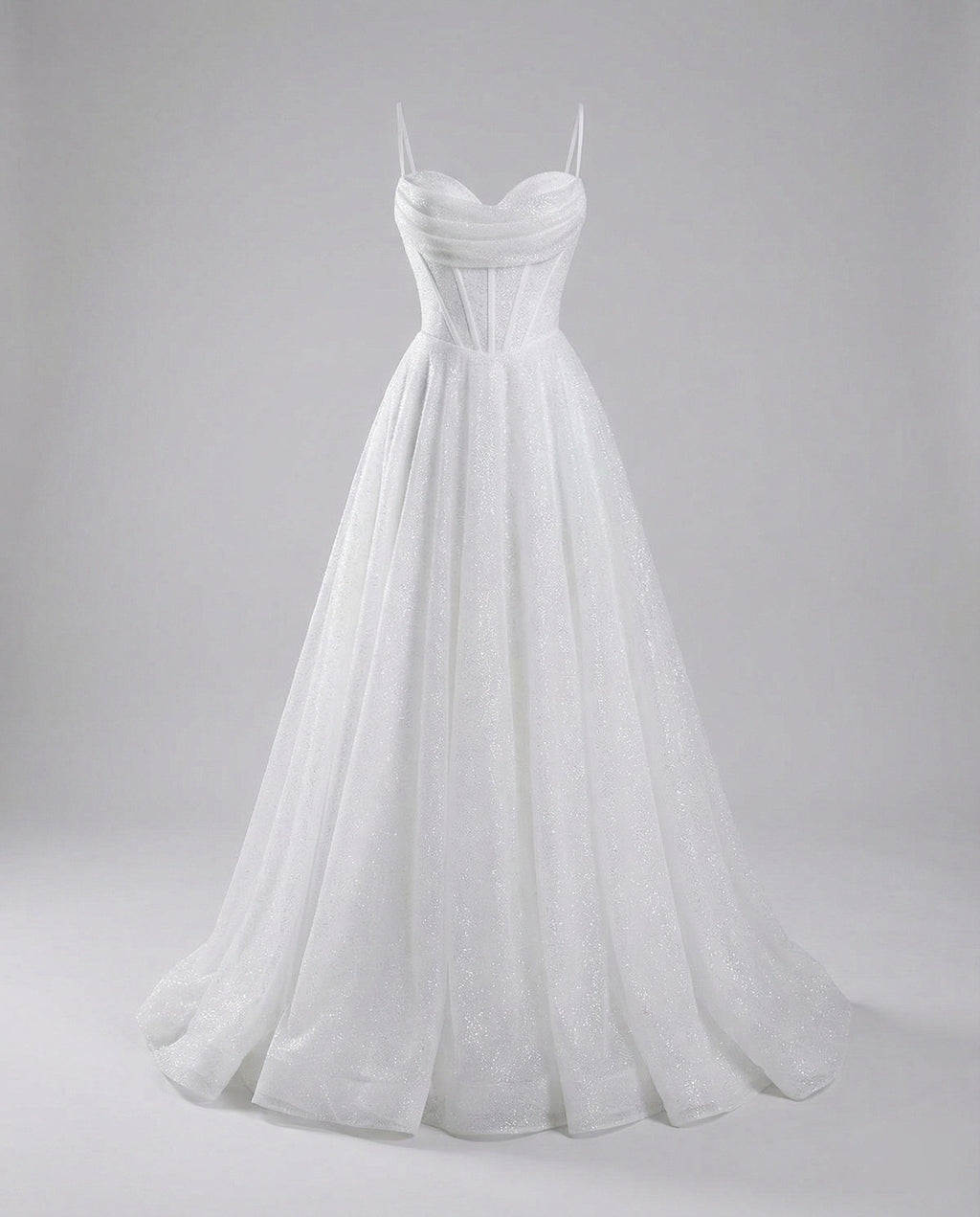 Glitter Ballkleid mit Schnürung