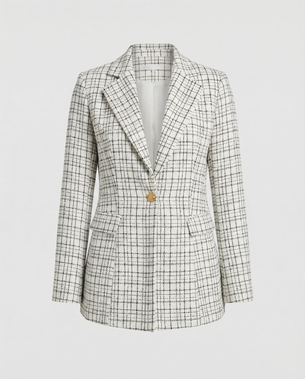 Damen Blazer Hahnentritt tailliert