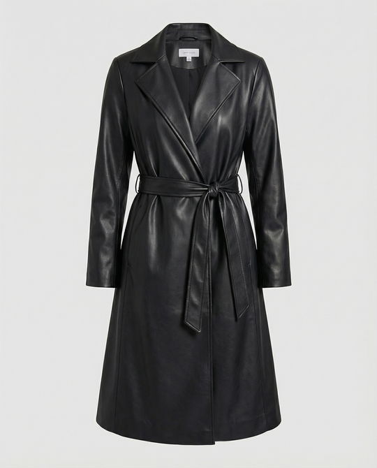 Elegante Steppjacke Damen im Trenchcoat-Stil