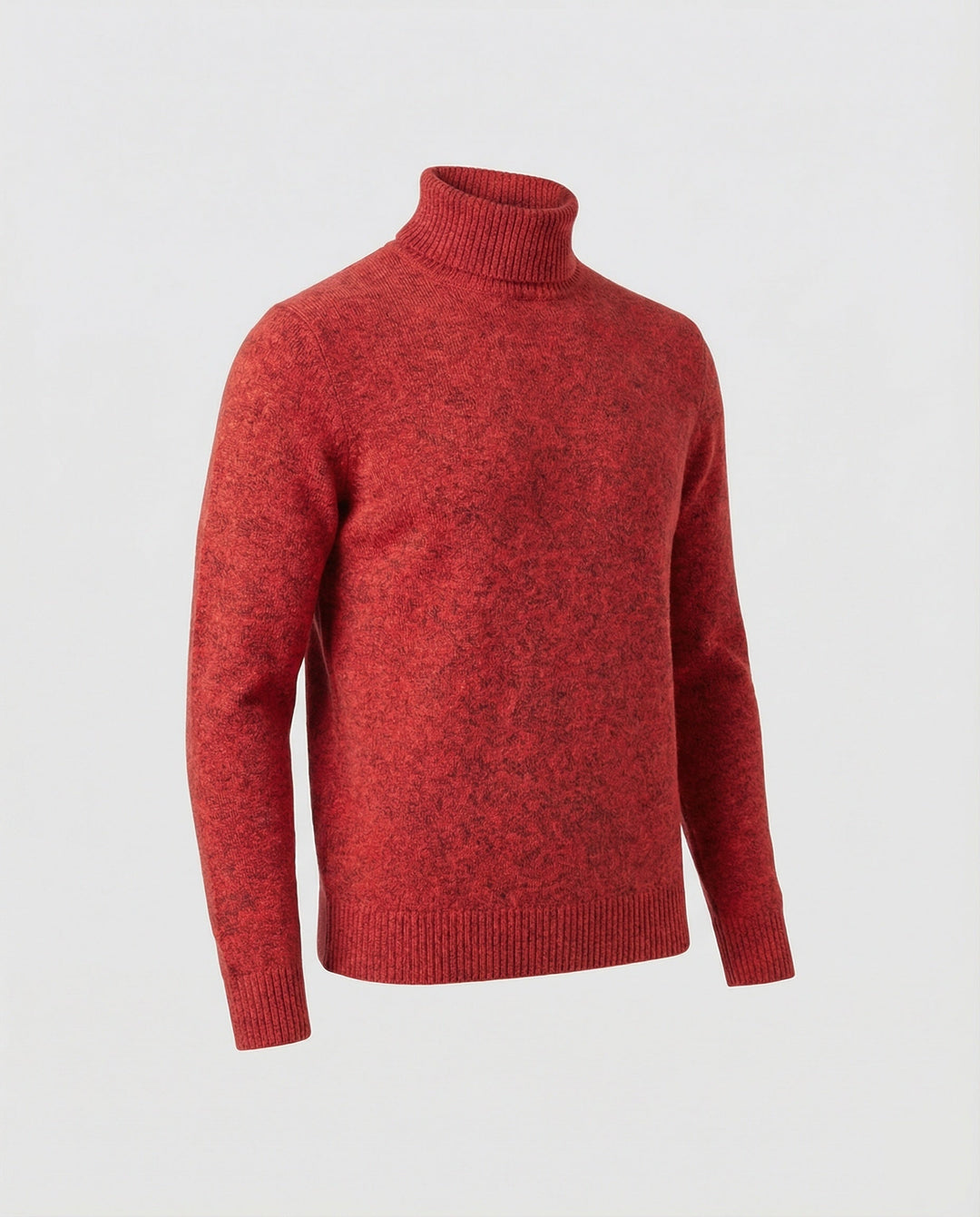Herren Rollkragenpullover aus weichem Merinowolle