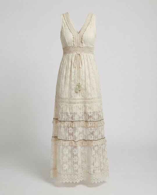 ShopNory | Anmutiges Boho-Spitzenkleid für Den Sommer