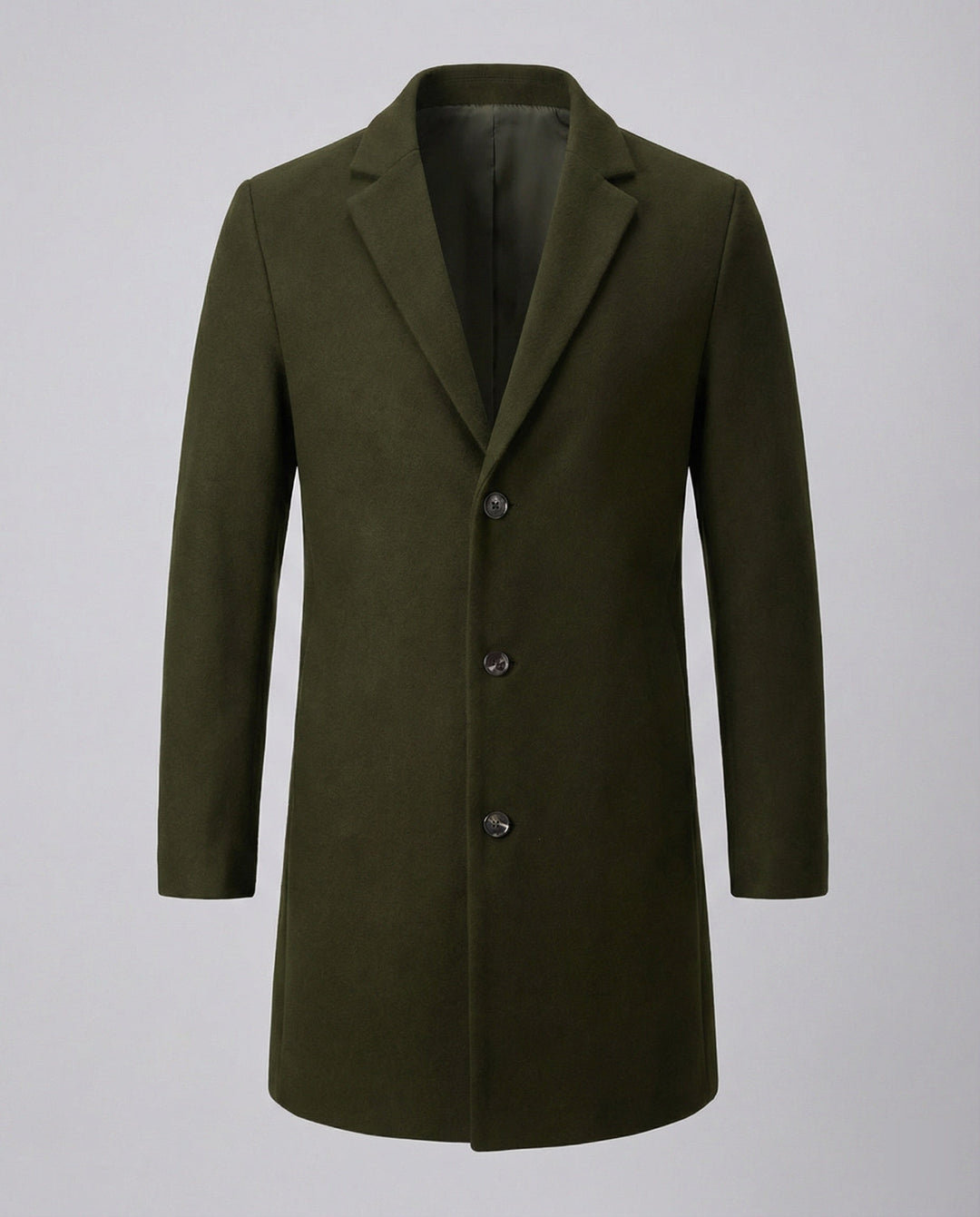 Herren eleganter Longblazer mit modernem Schnitt und doppelter Knopfreihe