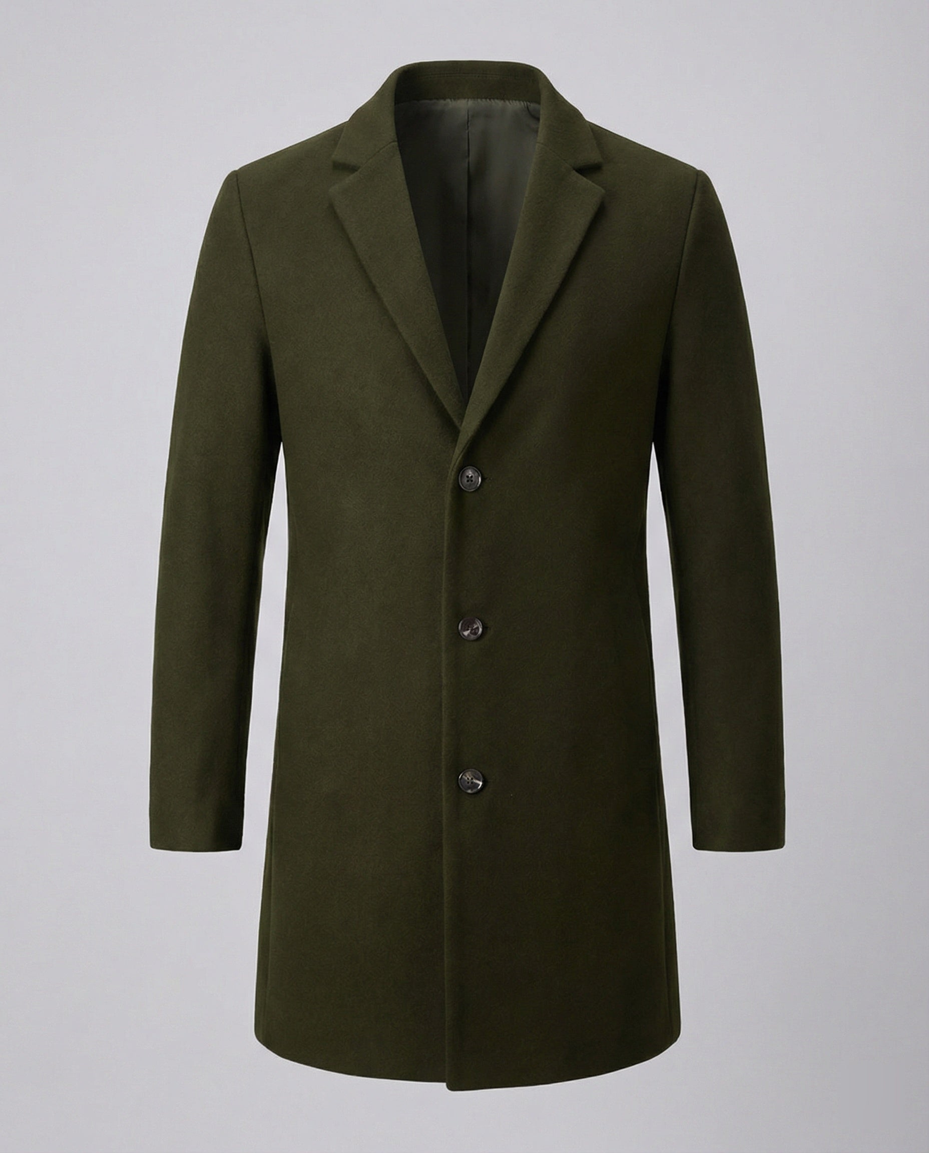 Herren eleganter Longblazer mit modernem Schnitt und doppelter Knopfreihe