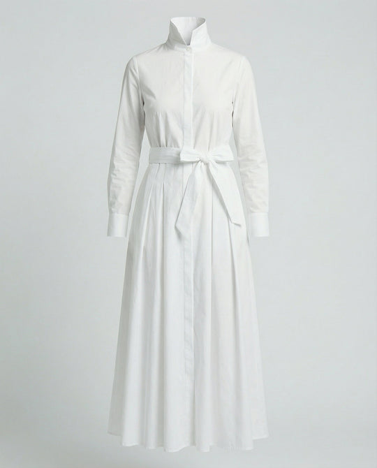 Elegante Weiße Lange Kleid