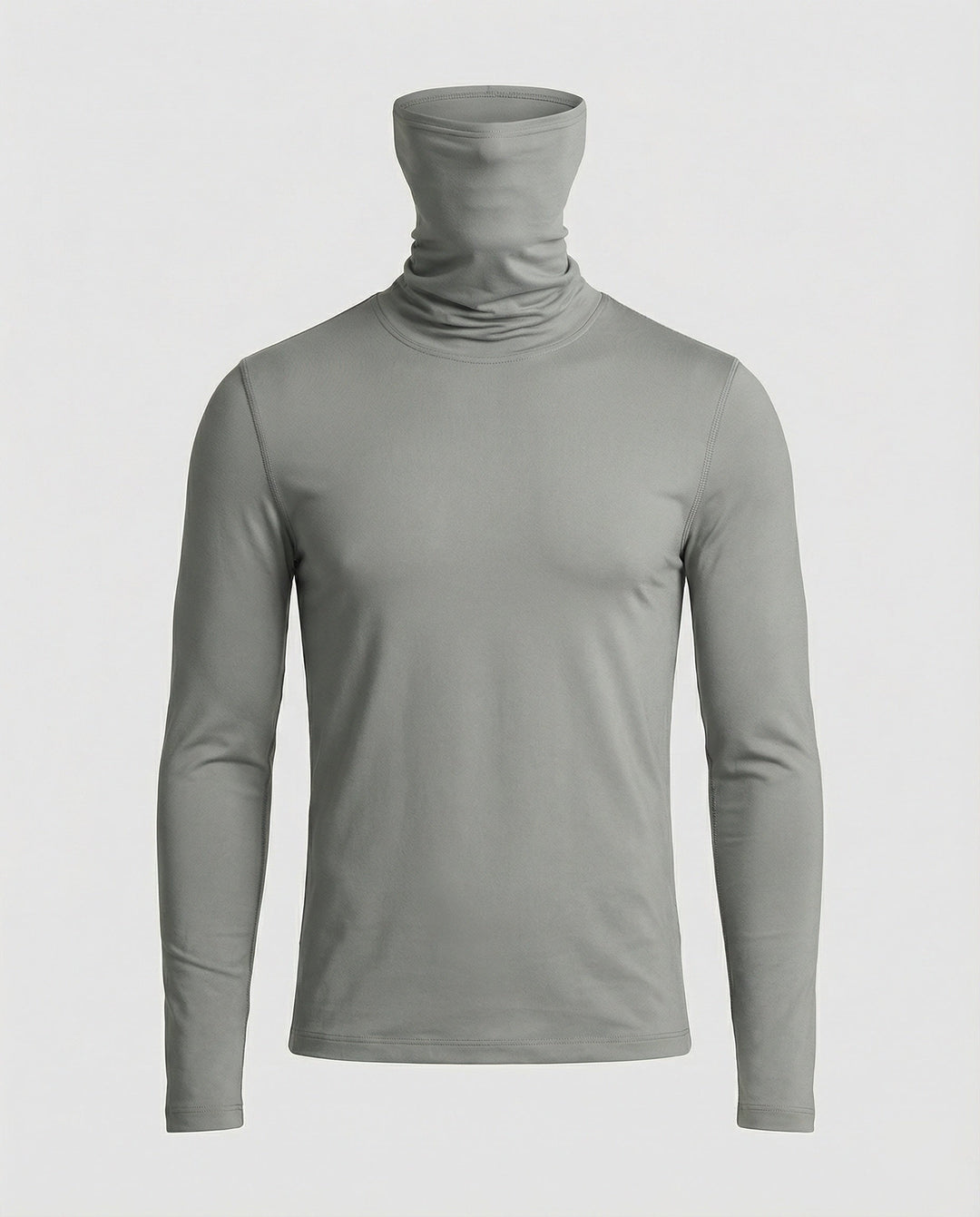 Herren Funktionsshirt mit hohem Kragen und innovativem Feuchtigkeitsmanagement