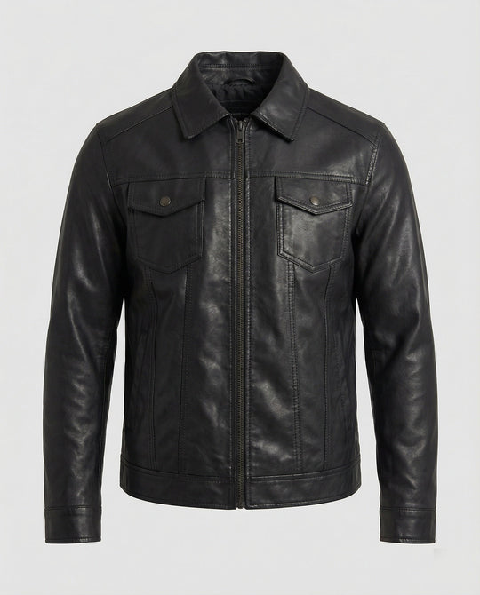 Exklusive Herren-Lederjacke in Premium-Qualität