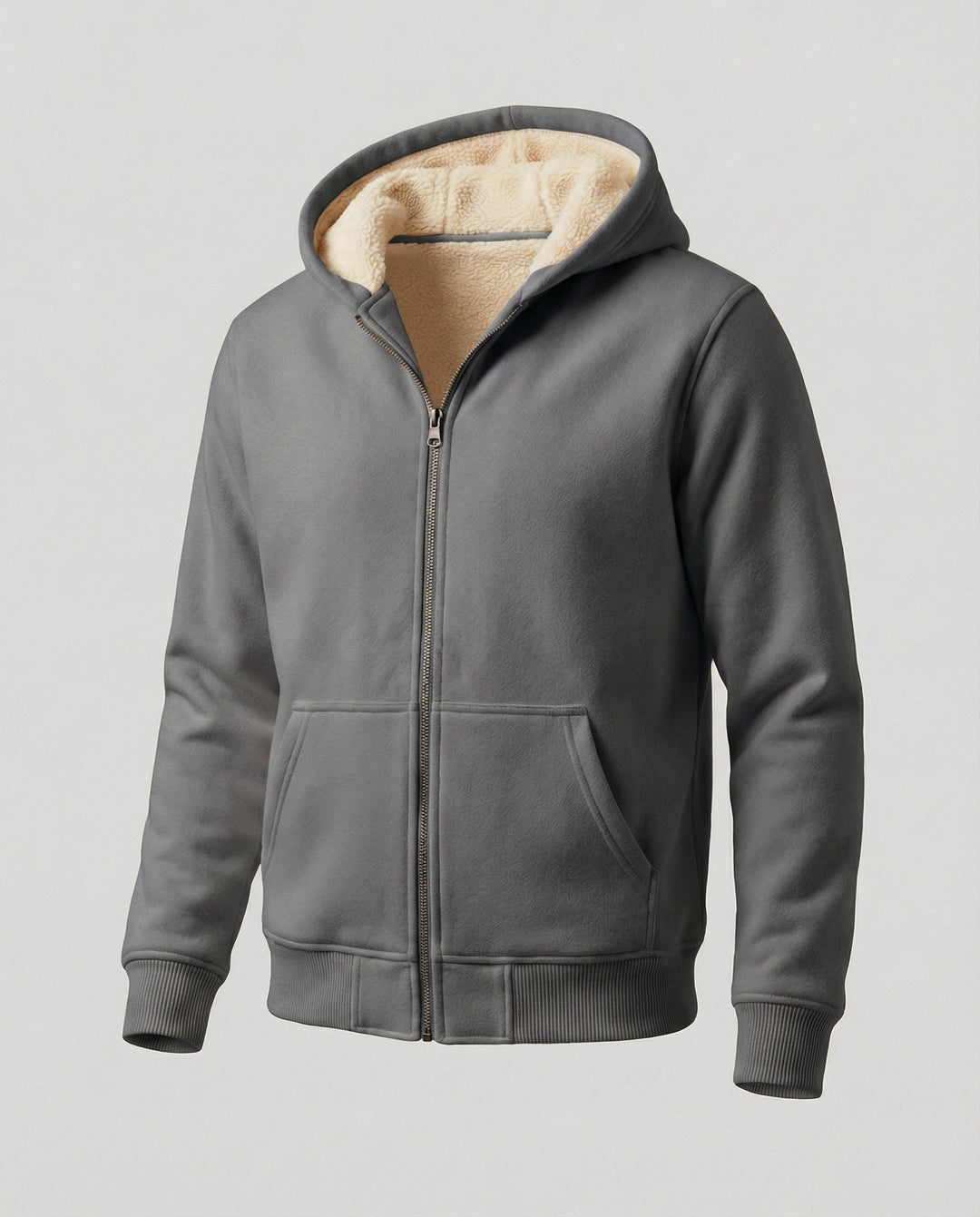 Warmer Fleecegefütterter Winterhoodie für Herren
