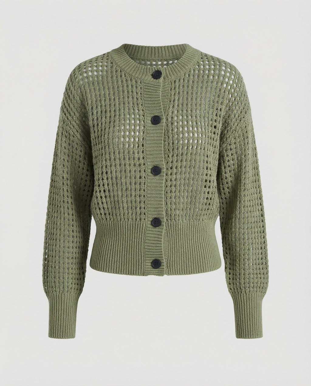 Damen luftiger Strickcardigan