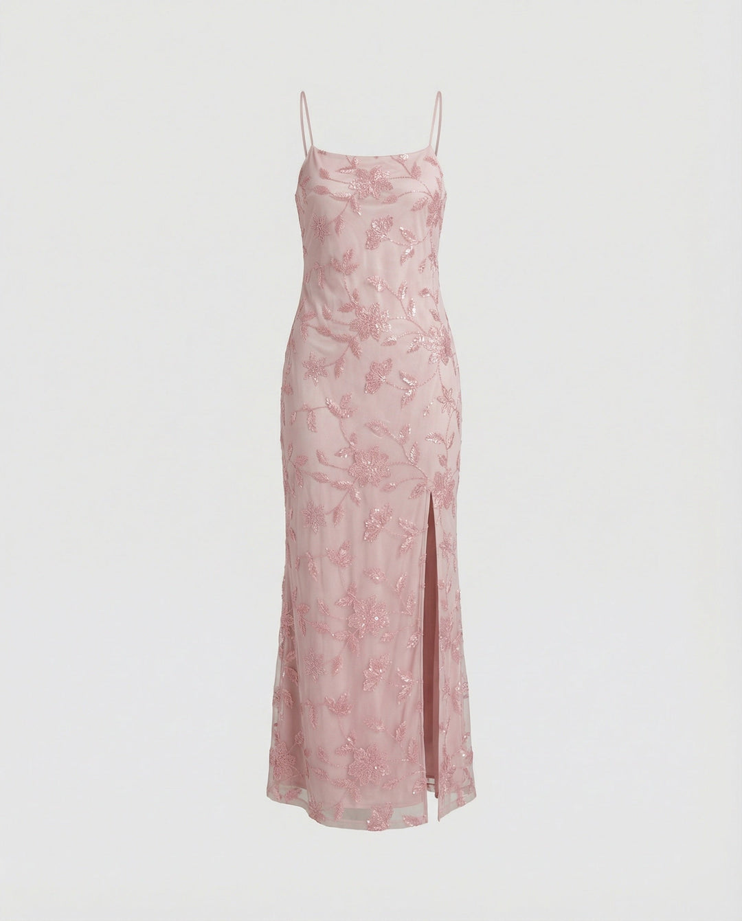 Damen Abendkleid elegant Spaghettiträger