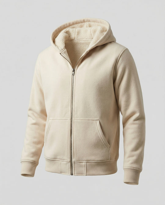 Warmer Fleecegefütterter Winterhoodie für Herren