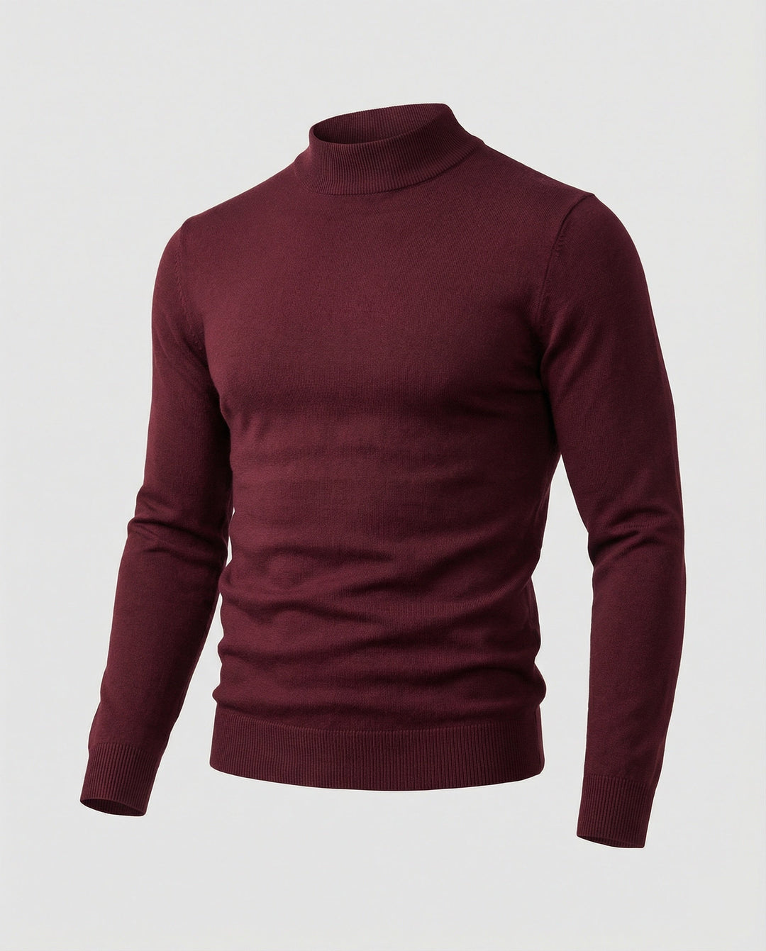 Herren eleganter Pullover mit Stehkragen