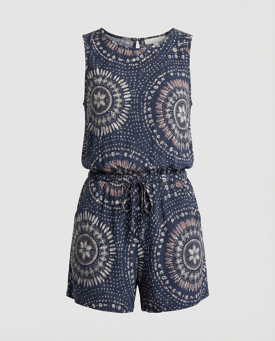 Kurzoverall Mit Ethno Muster Damen