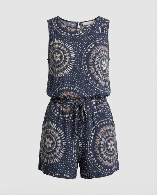 Kurzoverall Mit Ethno Muster Damen
