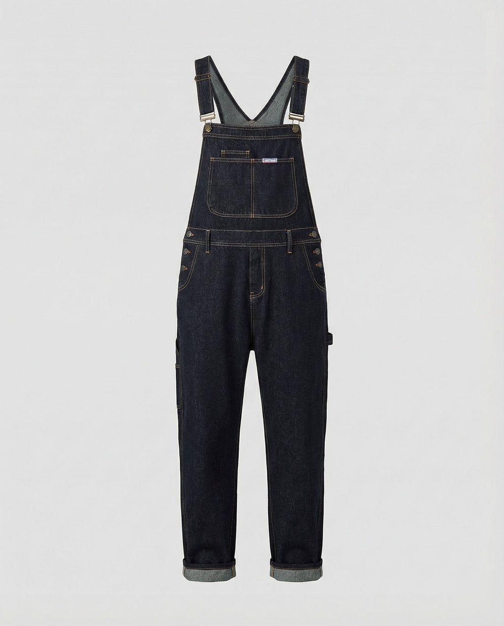 Herren Jeans Latzhose Denim