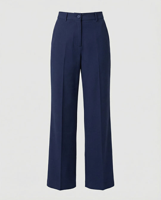 Damen Hochtaillierte Weite Hose