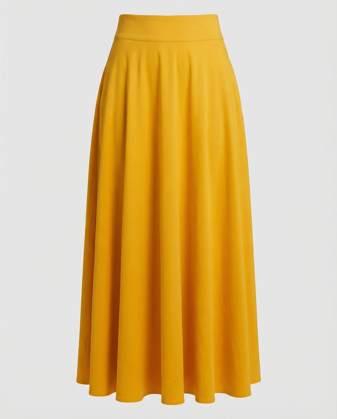 Damen Luftiger Maxi-Rock mit hohem Taillenbund