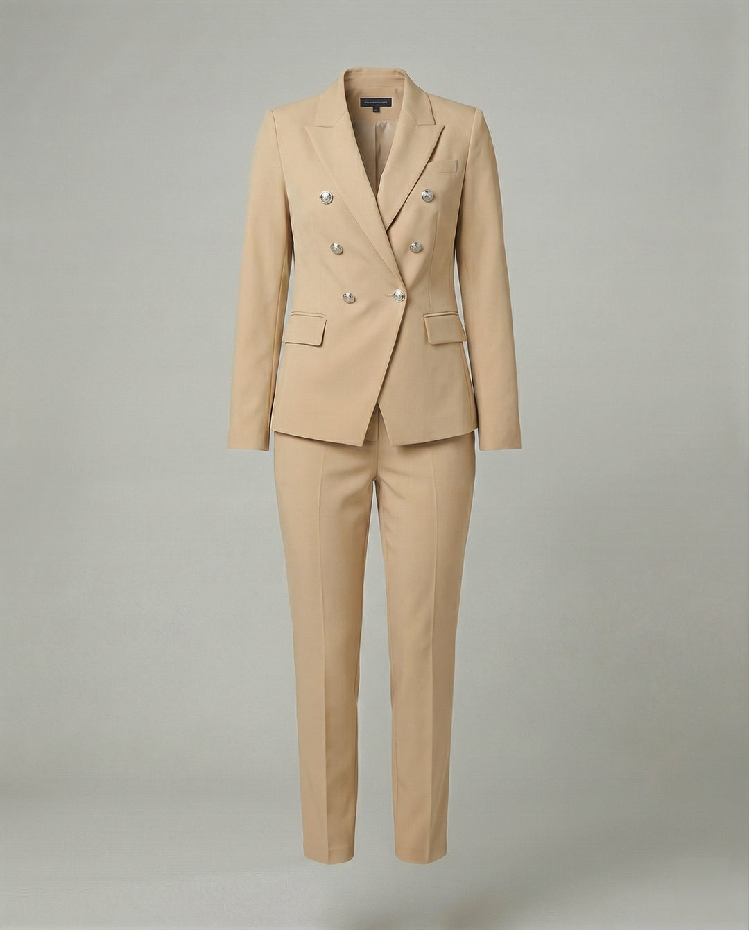Shopnory | Damen Satz mit Schickem Knopf Blazer