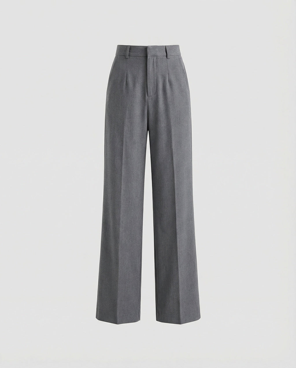 Damen weite Stoffhose mit Bügelfalte