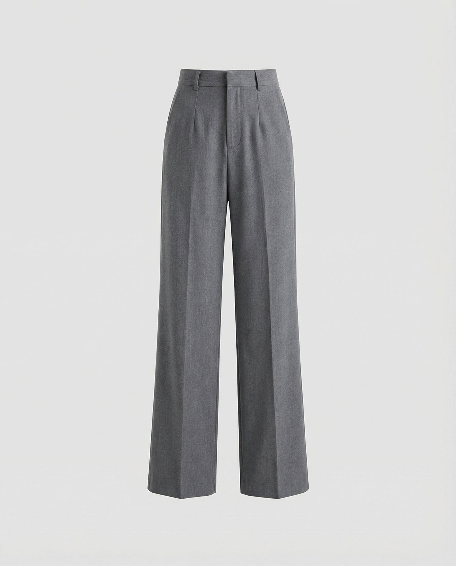 Damen weite Stoffhose mit Bügelfalte