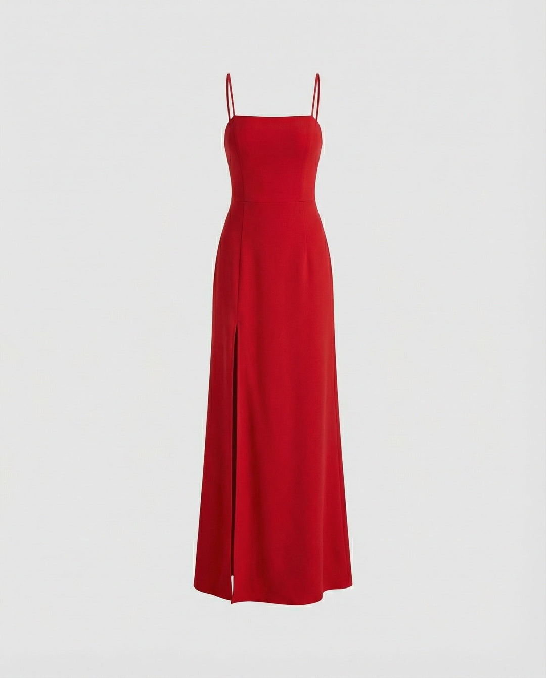 Damen Elegantes Abendkleid mit schwingendem Rock und tiefem Schlitz