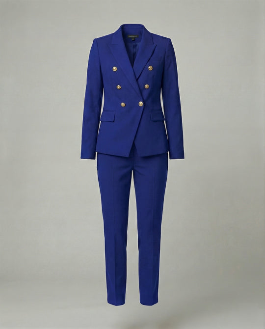 Shopnory | Damen Satz mit Schickem Knopf Blazer