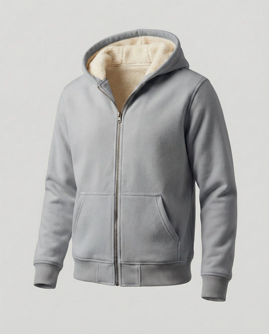 Warmer Fleecegefütterter Winterhoodie für Herren