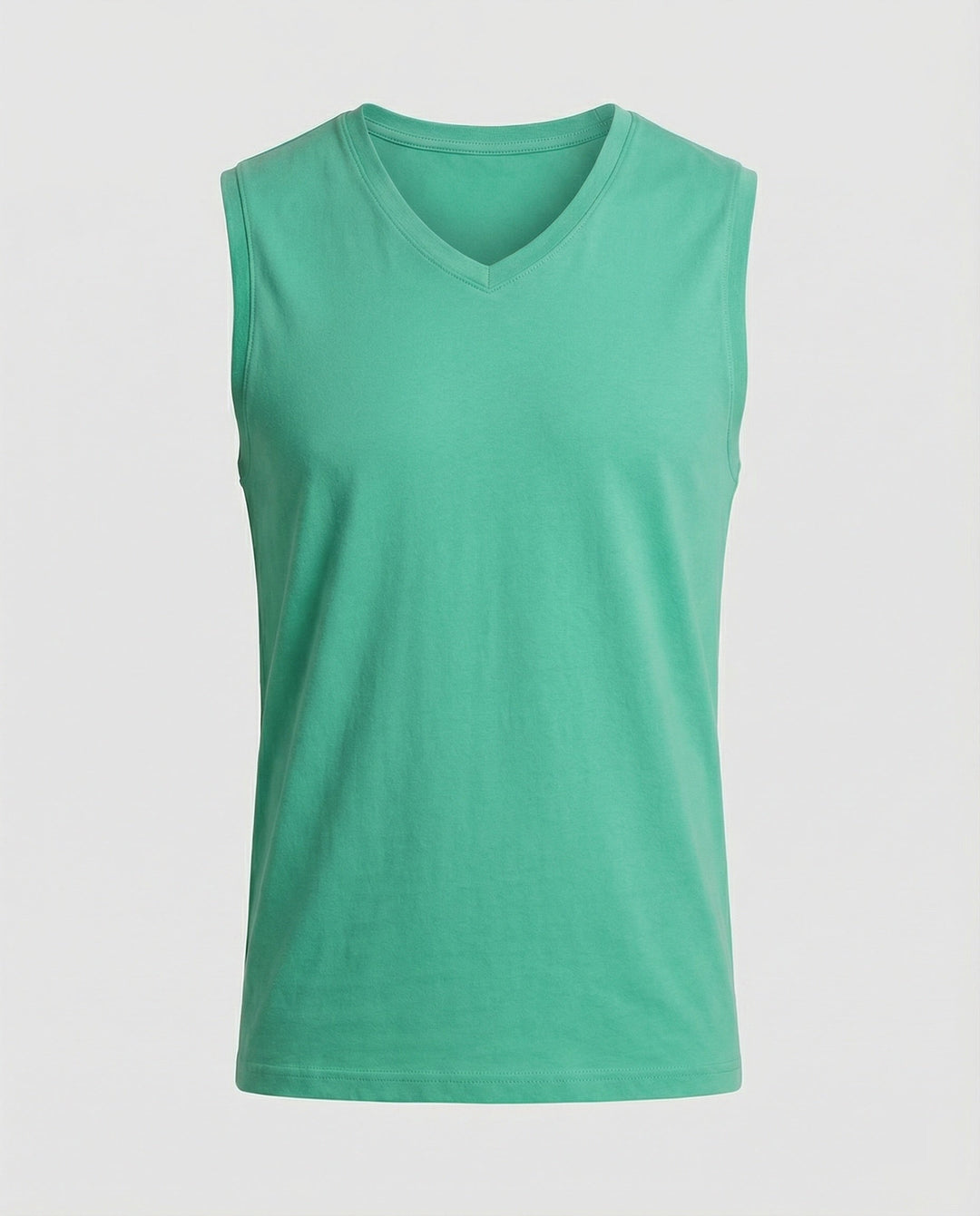 Herren ärmelloses V-Ausschnitt-Tanktop aus atmungsaktivem Stretchmaterial