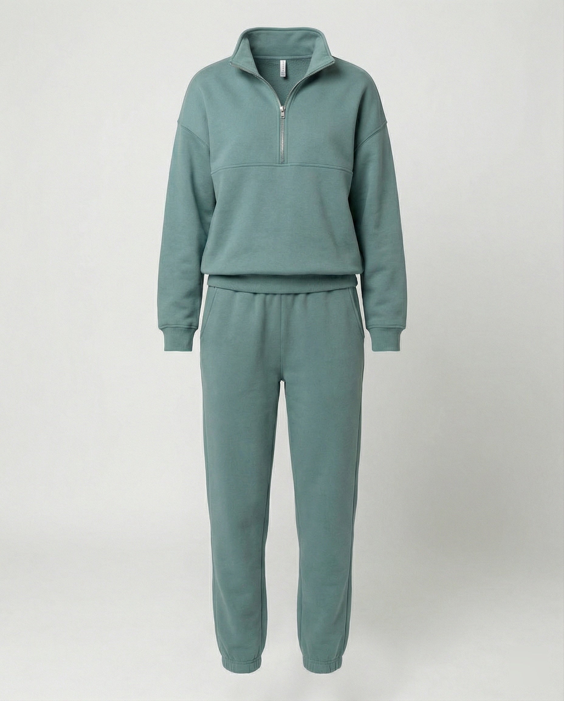 Jogginganzug Damen sportlich mit Zip-Hoodie und Jogginghose