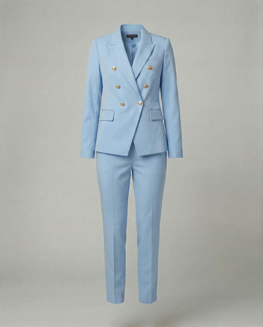 Shopnory | Damen Satz mit Schickem Knopf Blazer