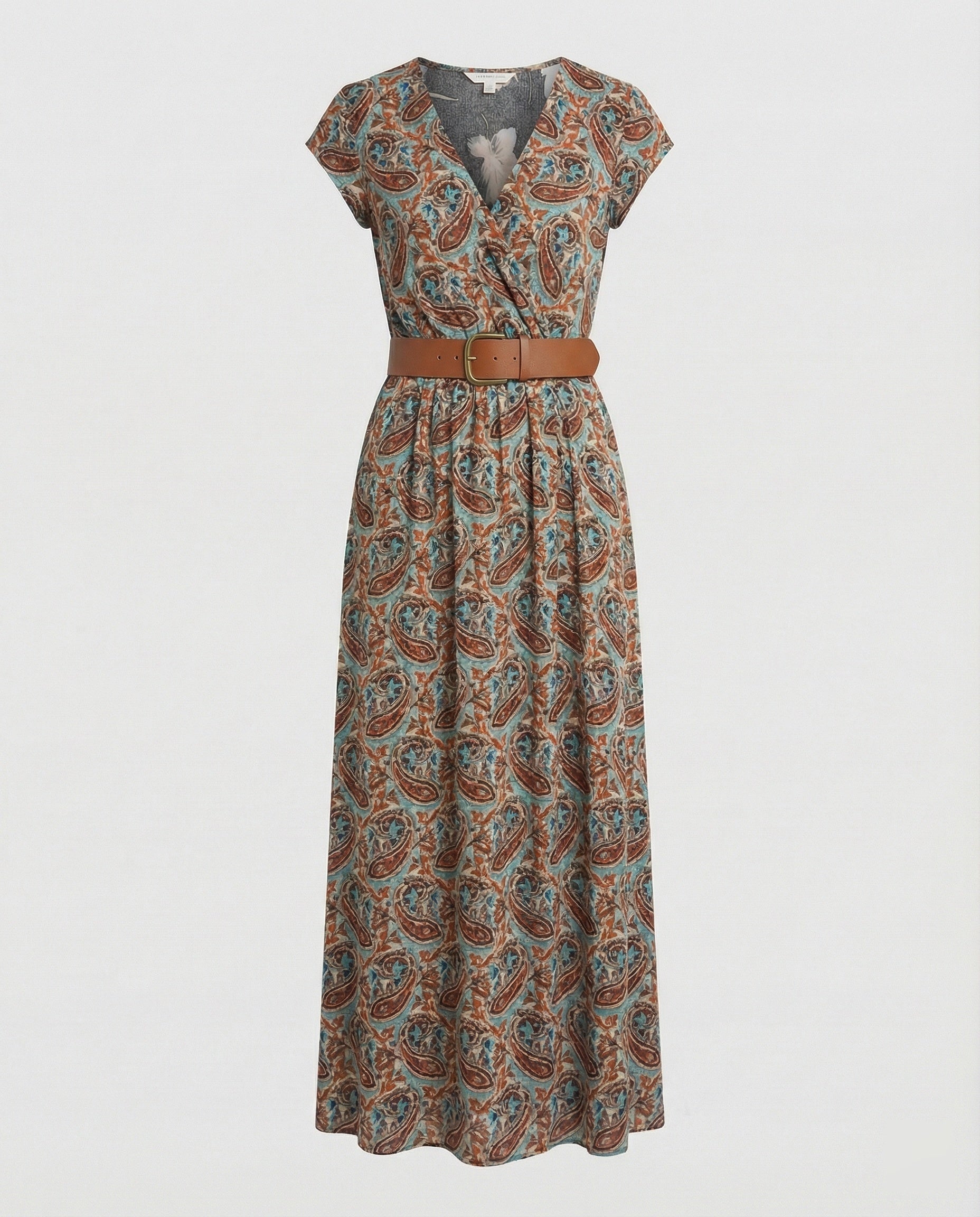 Boho Langes Maxikleid mit Blumenmuster für Sommer & Urlaub