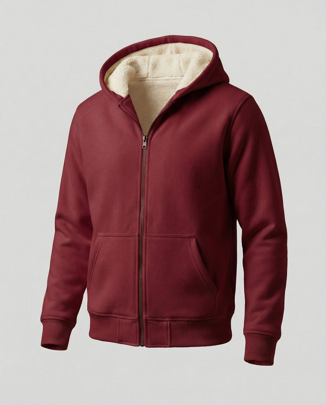 Warmer Fleecegefütterter Winterhoodie für Herren