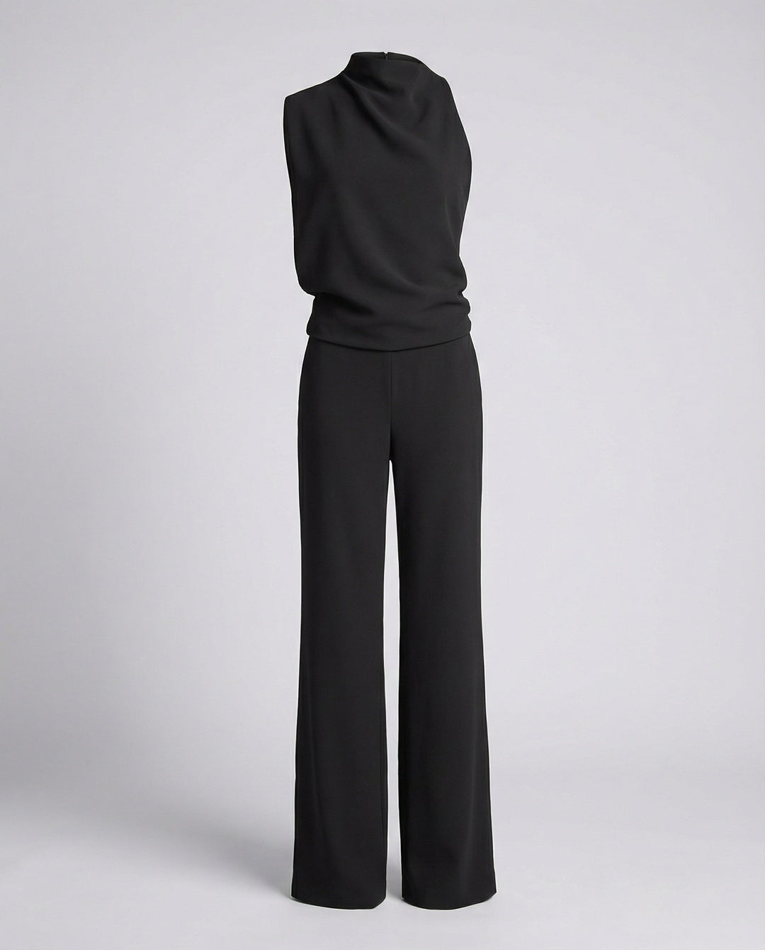 Eleganter Jumpsuit mit Rundhalsausschnitt für Alltag & Besondere Anlässe | ShopNory
