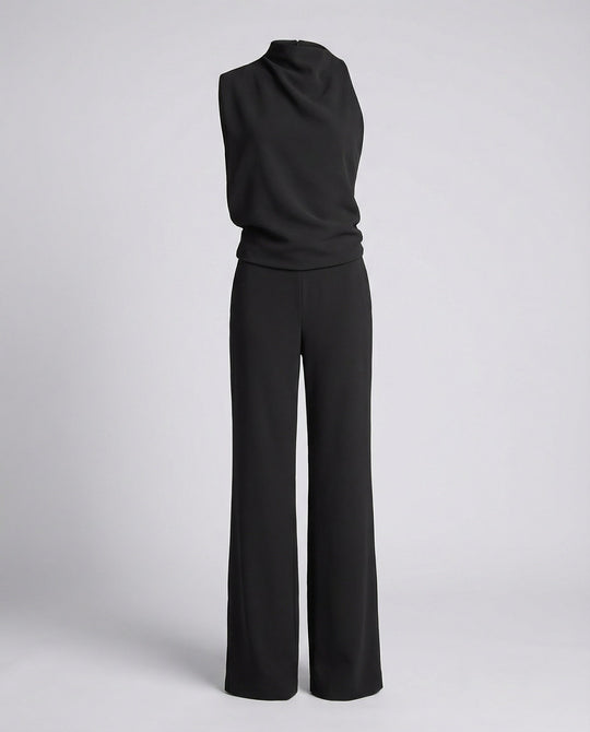 Eleganter Jumpsuit mit Rundhalsausschnitt für Alltag & Besondere Anlässe | ShopNory