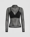 Damen Fischernetz-Longsleeve Daumenöffnungen