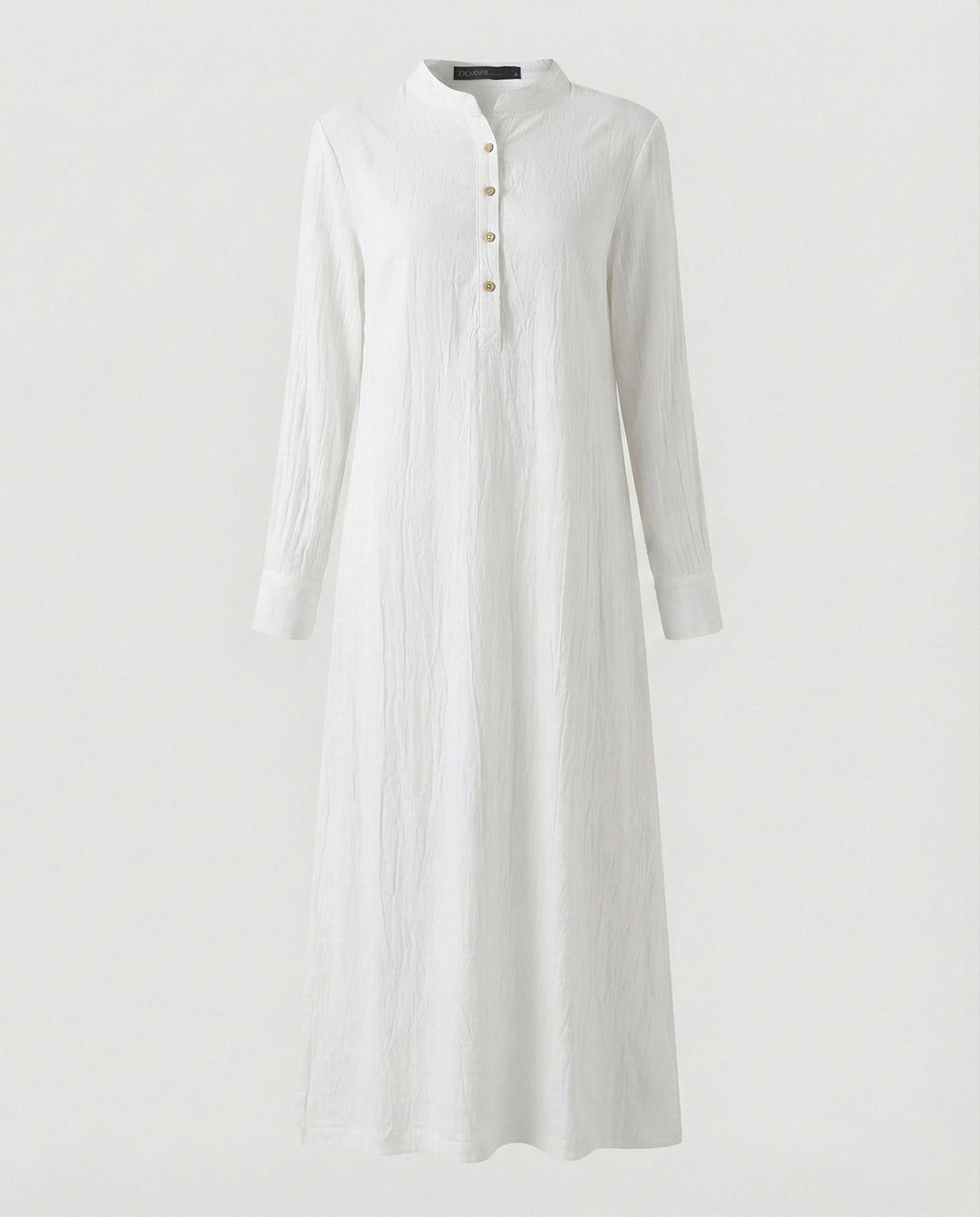 Leinen Maxikleid Sommer Damen
