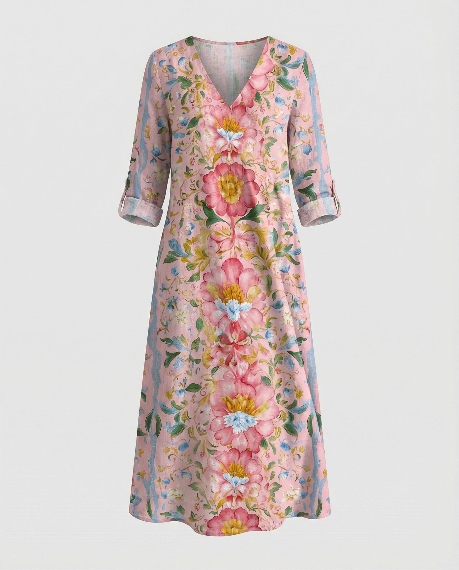 Boho Maxikleid Sommer Damen Taschen