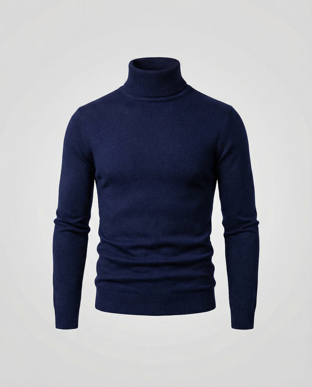 Herren Rollkragenpullover aus weichem Merinowolle