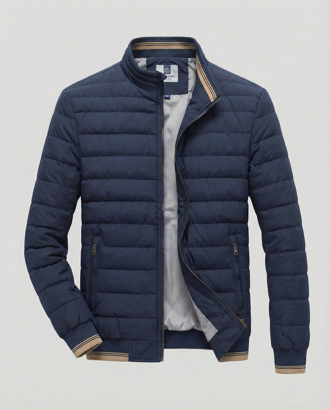 Herren Luxus Daunen-Pufferjacke - Warm & Stylisch