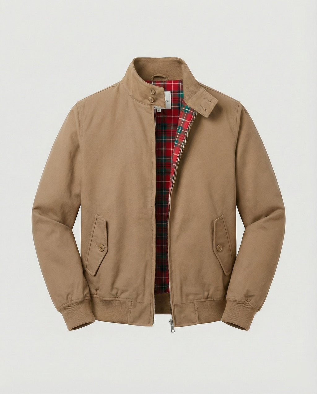 Herren Harrington-Jacke mit Reißverschluss