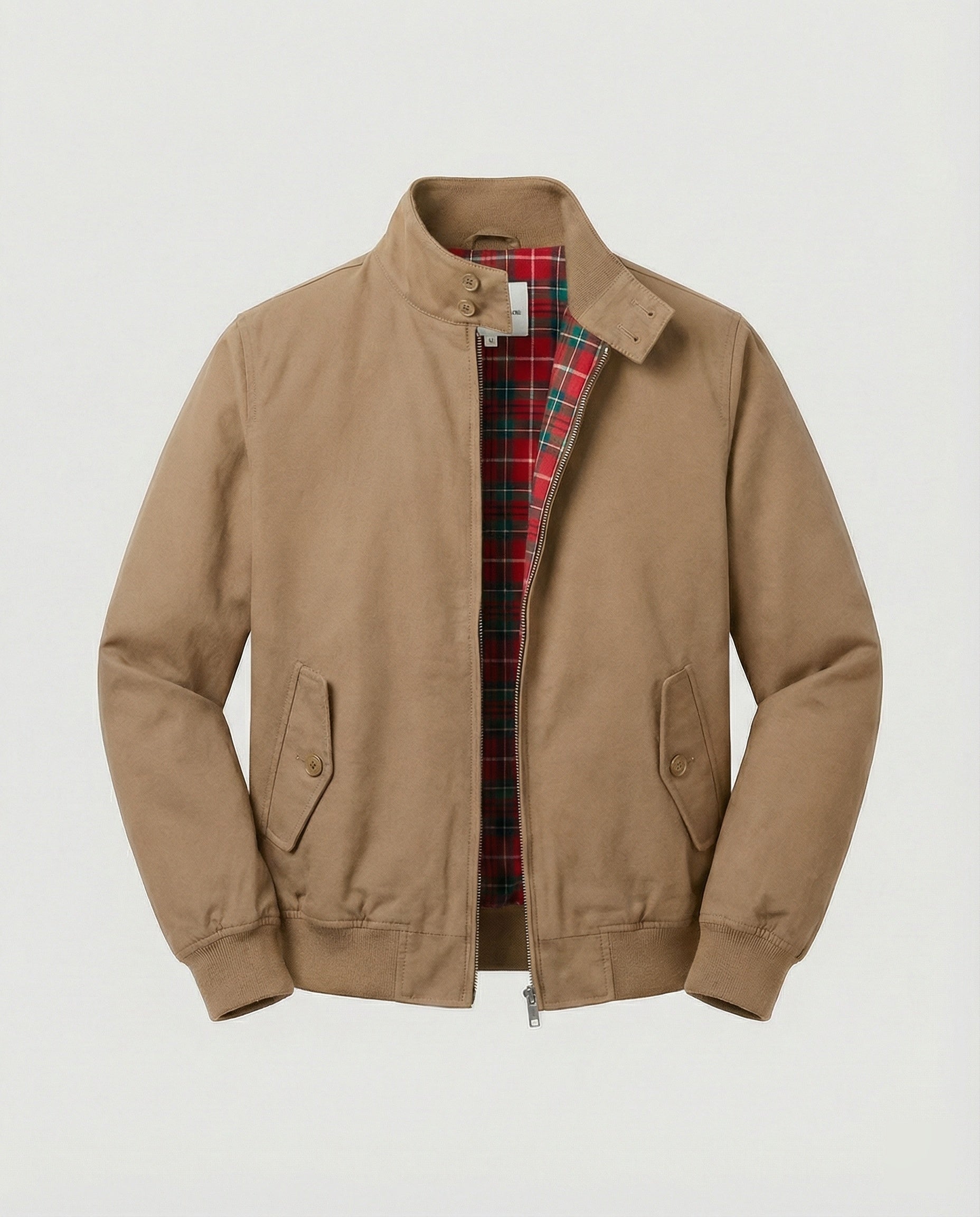 Herren Harrington-Jacke mit Reißverschluss