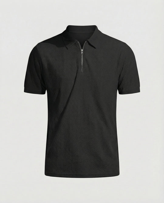 Herren Poloshirt mit Reißverschluss