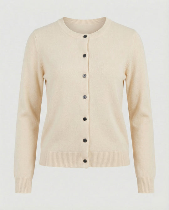 Damen Feinstrick Cardigan mit Knopfleiste und weichem Material