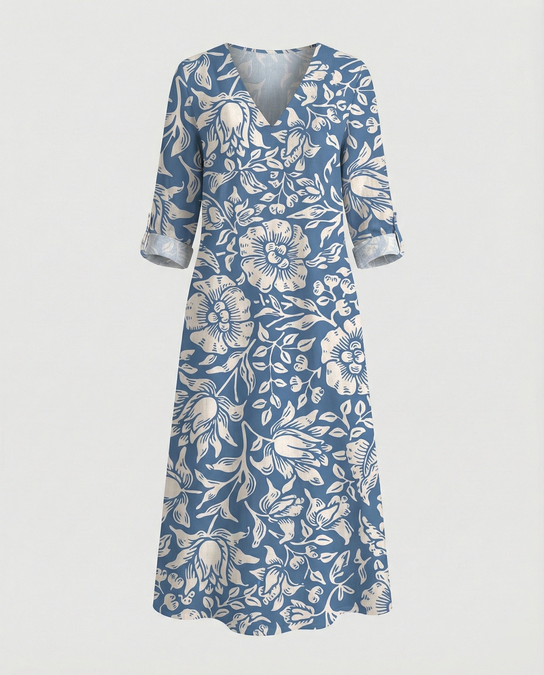 Boho Maxikleid Sommer Damen Taschen