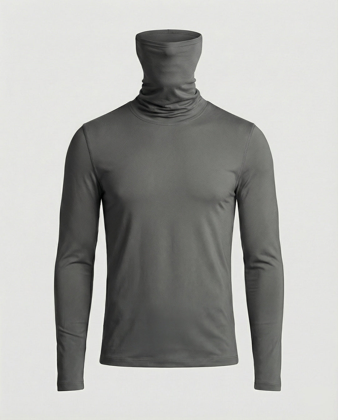 Herren Funktionsshirt mit hohem Kragen und innovativem Feuchtigkeitsmanagement