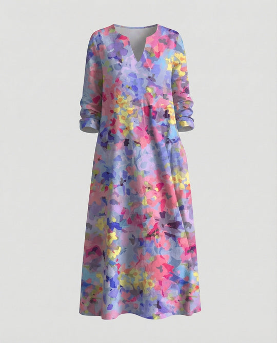 Boho Maxikleid Sommer Damen Taschen
