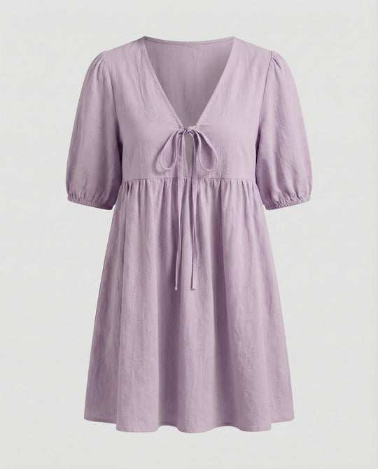 Damen Freizeitkleid Empire kurz