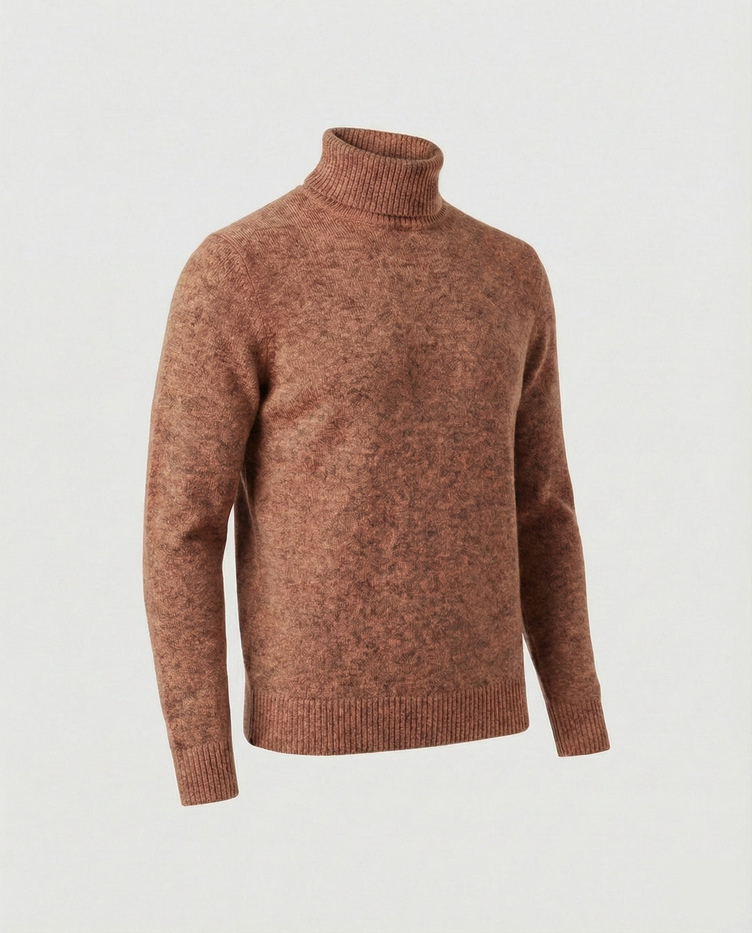 Herren Rollkragenpullover aus weichem Merinowolle