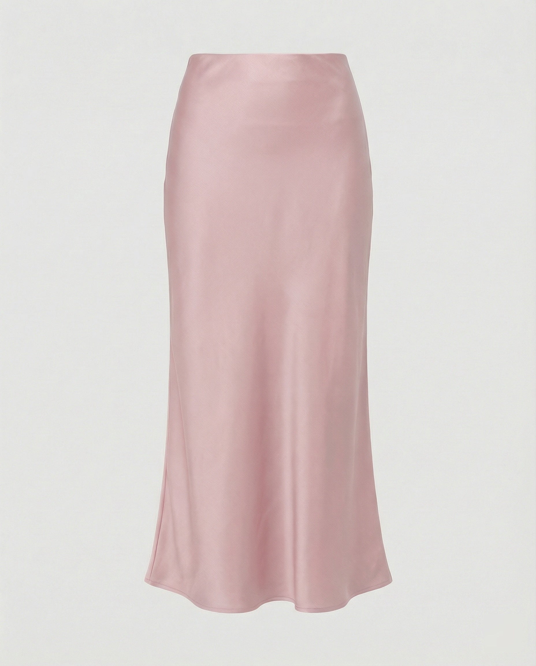 Damen Maxirock Satin High Waist