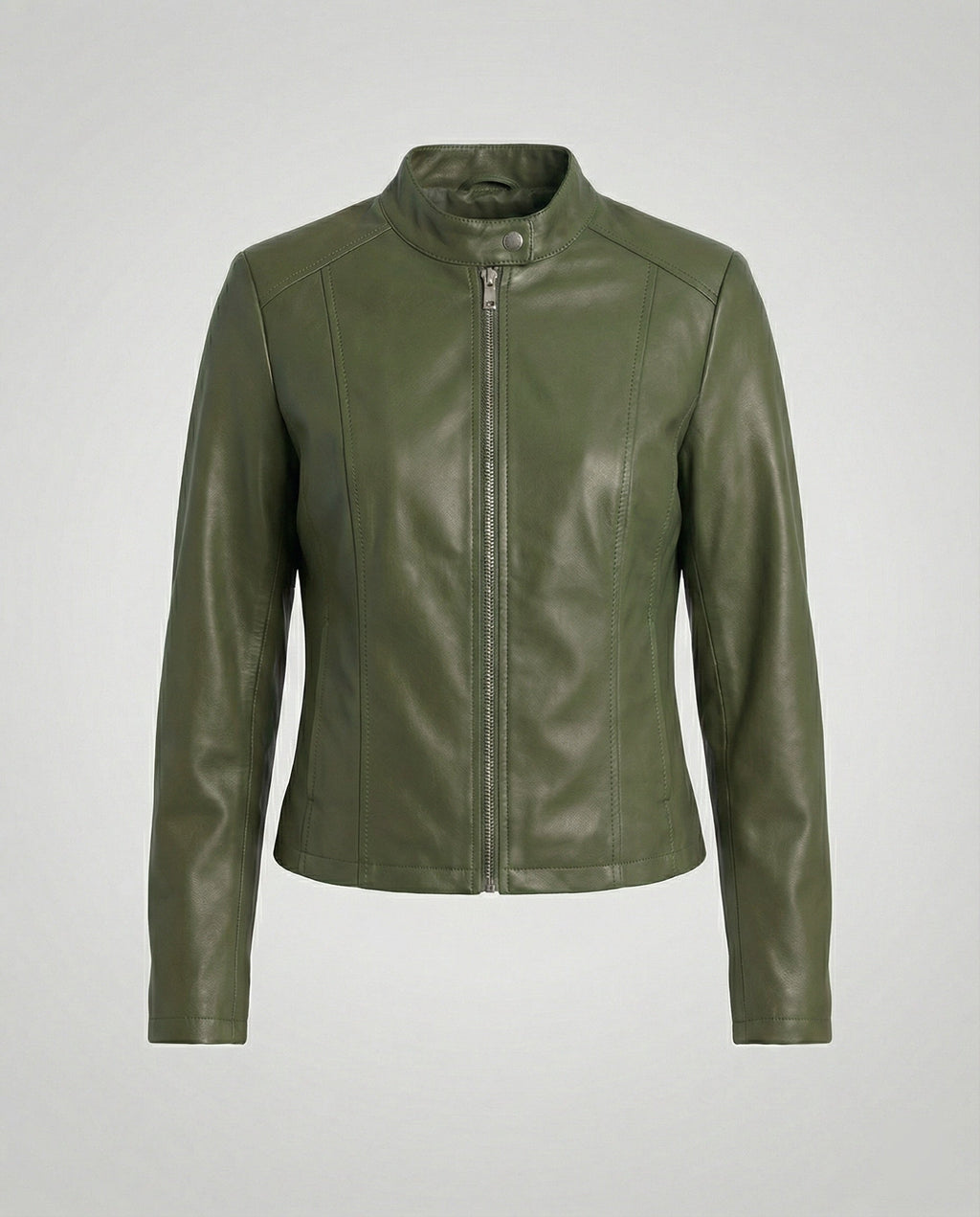 Damen Bikerjacke Lederimitat